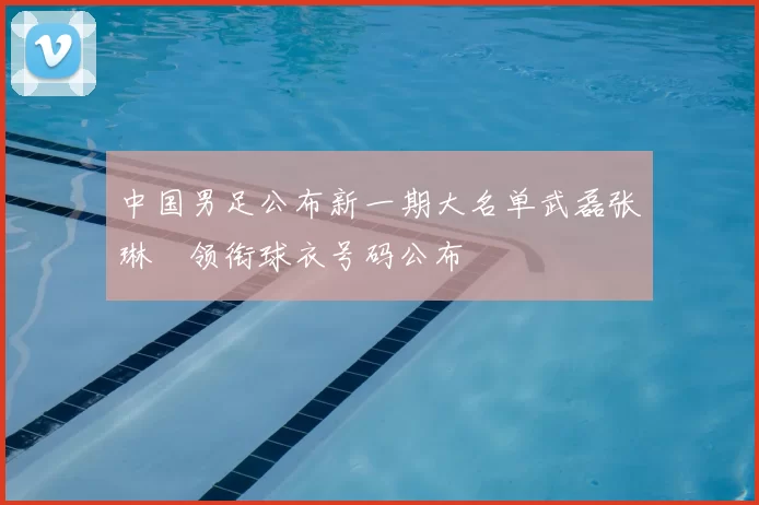中国男足公布新一期大名单武磊张琳芃领衔球衣号码公布
